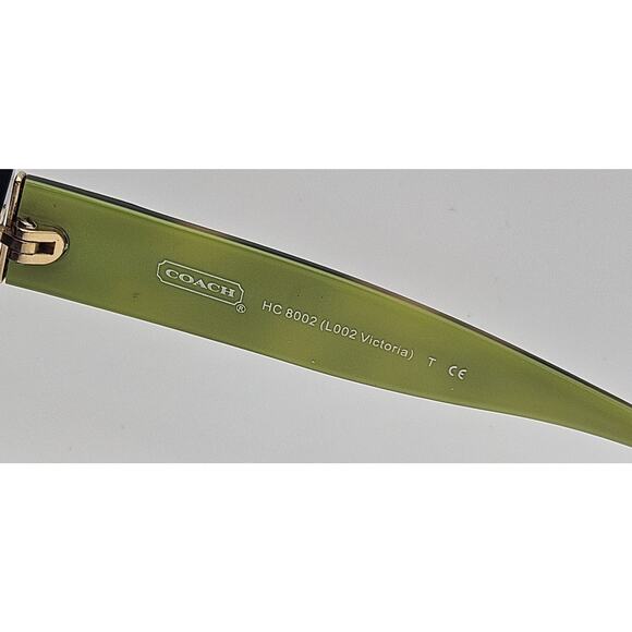 Coach HC8002 Victoria Sunglasses Frames Only Tortoiseshell Green 57-16-135 K7 main image 6